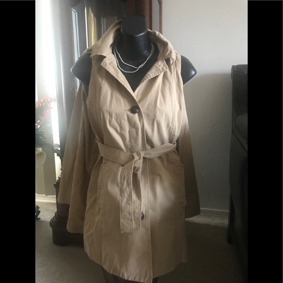 GAP fashion cloak cape jacket khaki ❣️ - Picture 6 of 12